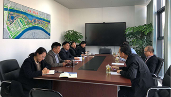 广州宏达工程顾问集团来淮洽谈交流