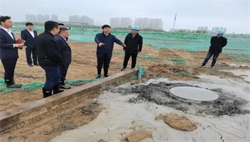 朱永兴赴中国水工科技馆试桩工程施工现场检查调研