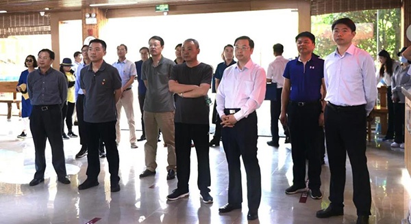 南京博物院领导专家赴白马湖考察调研