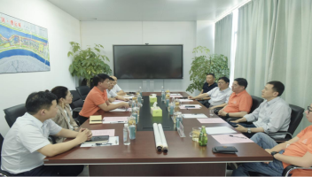 中冶集团来淮考察交流