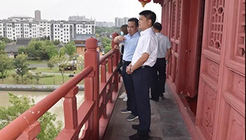 朱永兴董事长专题调研里运河文化长廊清江浦景区