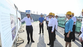 省委常委、省委宣传部部长张爱军来淮调研推进淮安中国水工科技馆（筹）项目建设