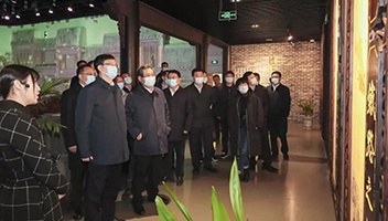 省发改委领导来里运河文化长廊实地调研