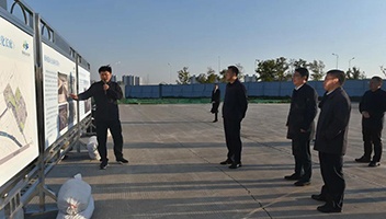 市委常委、秘书长、宣传部部长李森现场调研中国水工科技馆(筹)项目建设