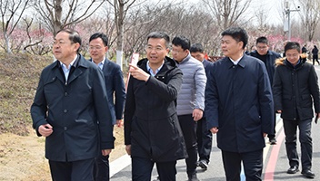 南京农业大学校长陈发棣到白马湖考察调研