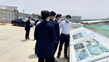 省重大办赴板闸遗址公园现场考察调研