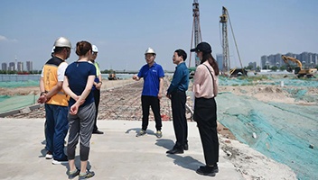 市文旅集团现场推进百里画廊重点项目建设