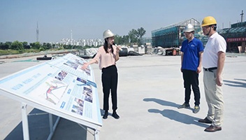 今世缘淮安大区领导到老船厂片区考察