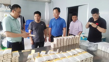 市文旅集团赴金湖承开药业公司考察洽谈