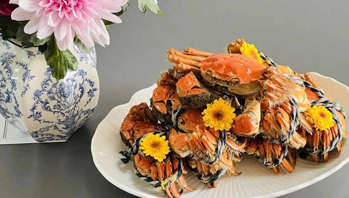 “蟹”逅美味！白马湖大闸蟹抢“鲜”上市